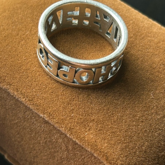 James Avery Retired Faith Hope Love Ring - Picture 3 of 4